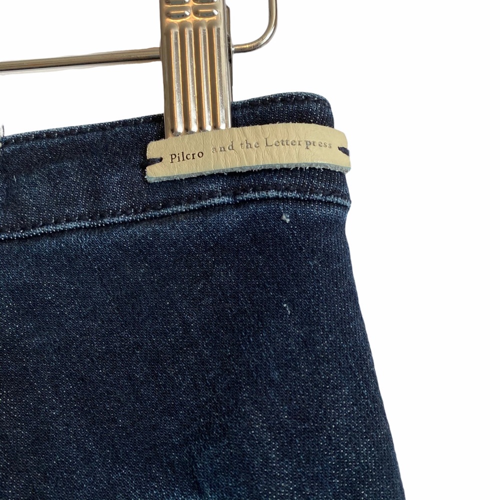 Pilcro High Rise Denim Leggings Anthropologie 26 - Picture 8 of 8